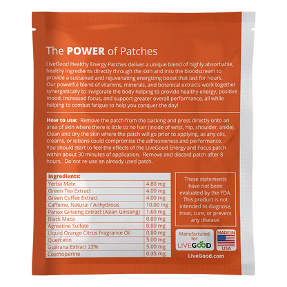 Energy and Focus Patches