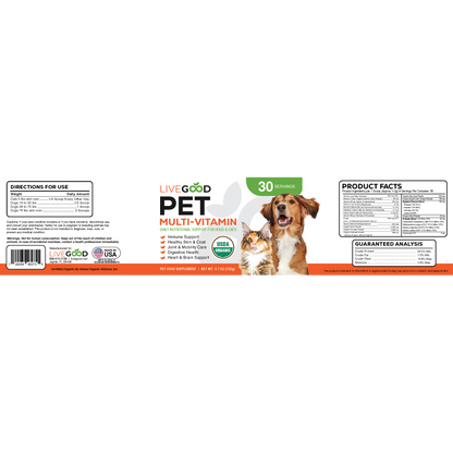 Organic Pet Multi-Vitamin